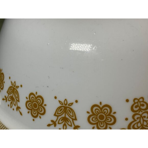 Corelle Butterfly Gold  8 1/2" diameter -1 Quart  Vegetable Serving Bowl - Picture 2 of 7